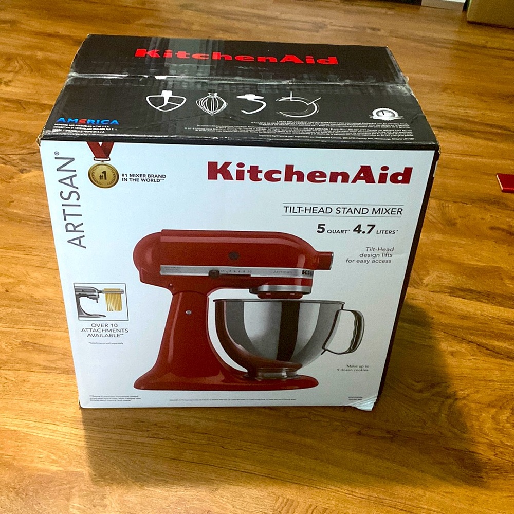 KitchenAid Artisan Stand Mixer New Empire Red